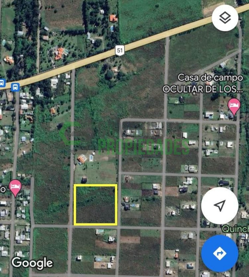 SE VENDE 1 Hectarea en El encon a 200 mts de RN 51